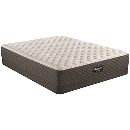 Twin Extra Long 11 3/4" Extra Firm Pocketed Coil Mattress and 6" Low Profile Steel Foundation